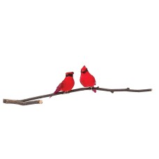 Cardinal Clip Ornament 2A