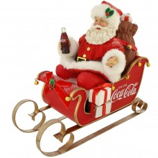 Coca-Cola Santa In Sleigh Figure