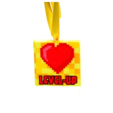 Custom Level-Up Heart Ornament