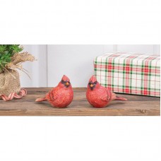 4.5" Resin Classic Cardinal Figurine 2 Piece Set