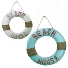 15" Beach House Life Rings 2 Piece Set