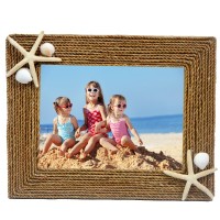 5" x 7" Rope Trimmed Photo Frame