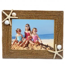 5" x 7" Rope Trimmed Photo Frame