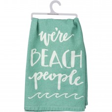 We're Beach People Dish Towel