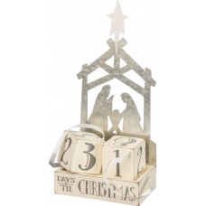 Nativity Countdown Calendar Blocks Set