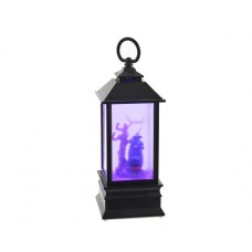 Light Up Purple LED Halloween Witch Water Lantern