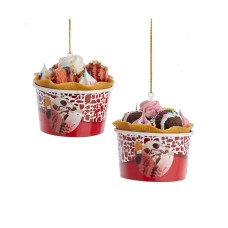 Ice Cream Sundae Cup Ornaments 2A