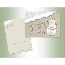 Joy Sand Dollar Snowman Exceptional Value Christmas Cards