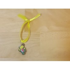 Custom Koopa Troopa With Yellow Ribbon Mini Ornament/Charm