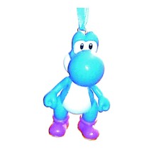 Custom Yoshi Ornament - Light Blue