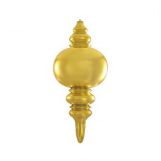 13" Gold Finial Ornament