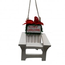 3" Beach Chair Christmas Ornament