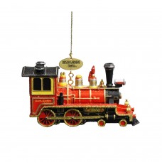 Busch Gardens Tampa Red Train Resin Ornament