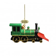 Busch Gardens Williamsburg Green Train Resin Ornament