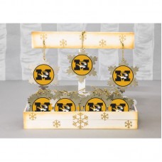 5" Metal Missouri Tigers Snowflake Ornament