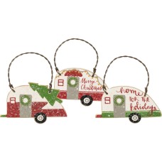 Retro Camper Ornament 3A