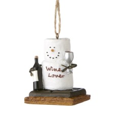 S'mores Wine Lover Ornament