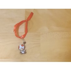 Custom Toad With Red Ribbon Mini Ornament/Charm