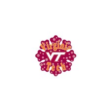 6 Inch Metal Virginia Tech Hokies Snowflake Ornament