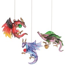 Wicked Dragon Ornament 3A